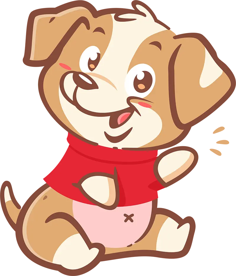 Cute Puppy Graphic